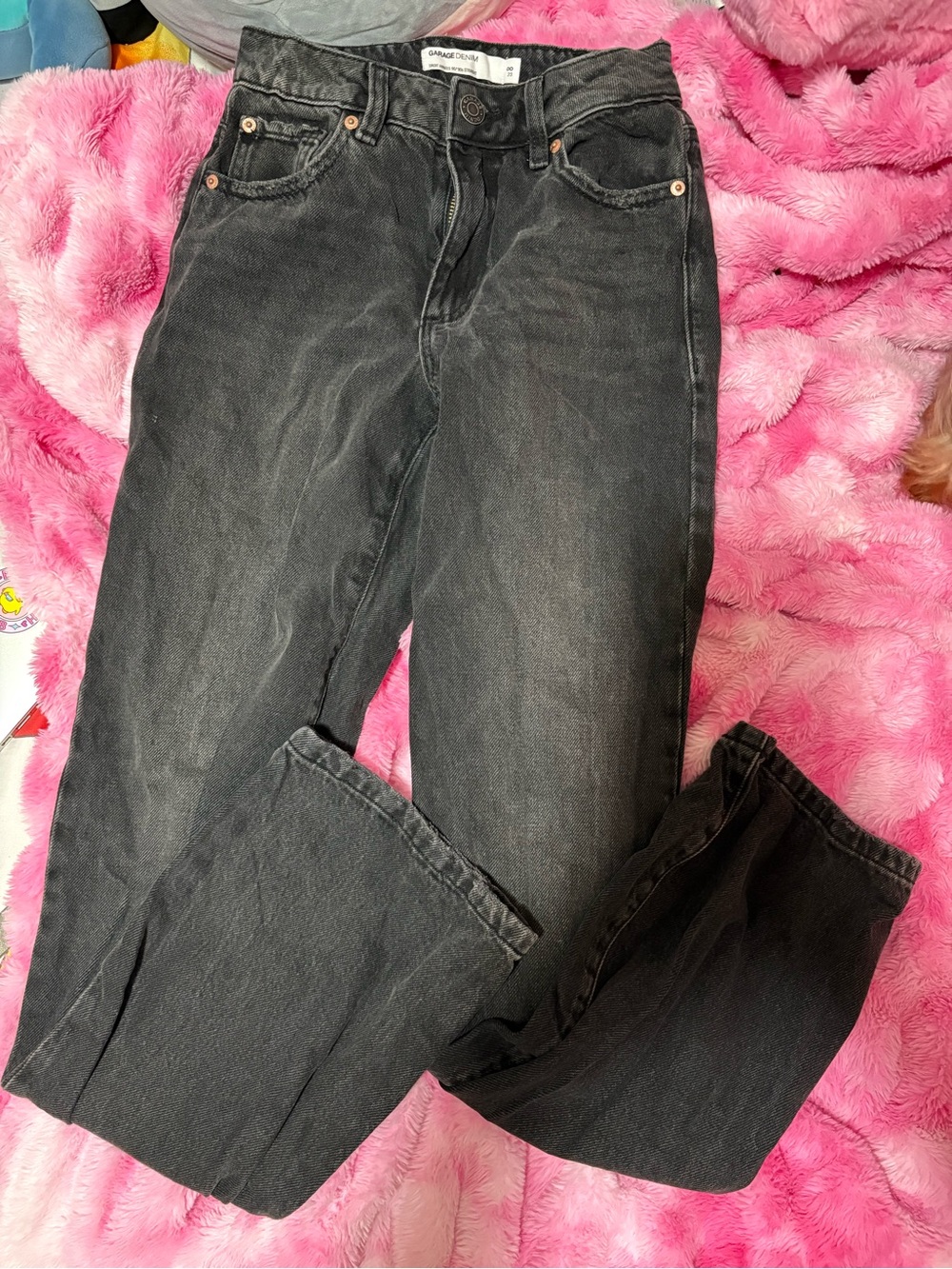 GARAGE High-Rise Black Women's Jeans